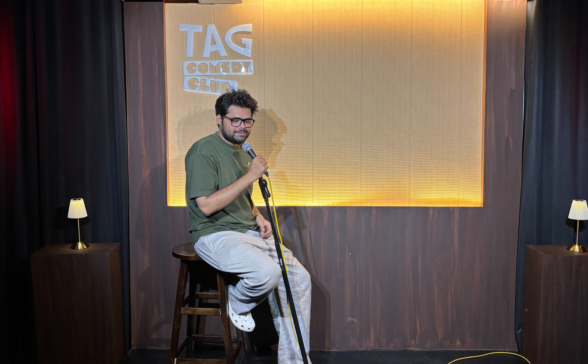 Comedian on TAG Stage